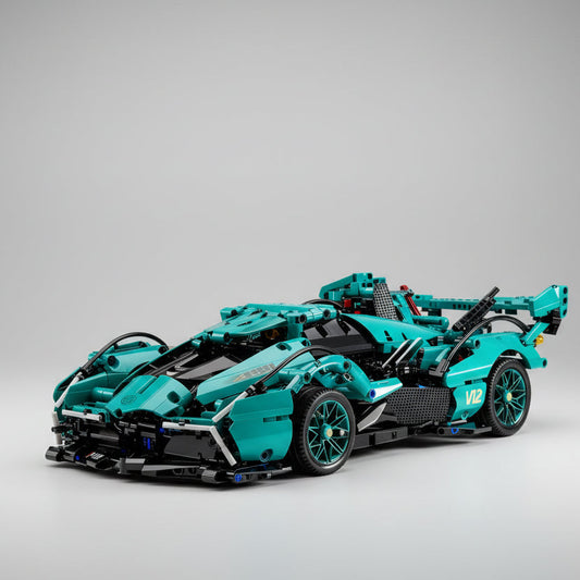 Blauer Supersportwagen | Bausteine