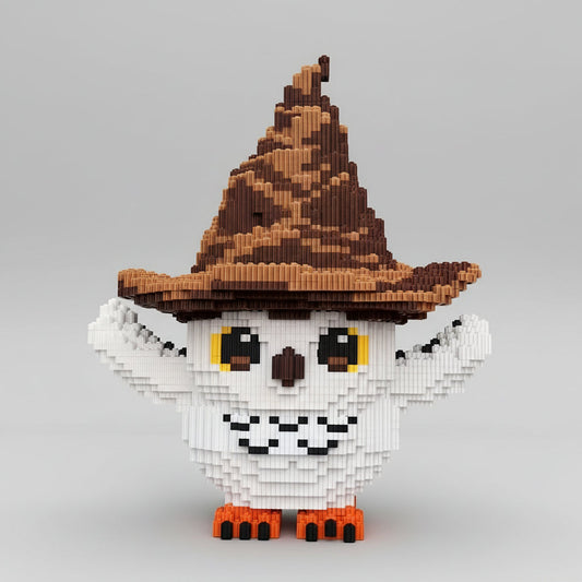 Eule mit Hut | Bausteine