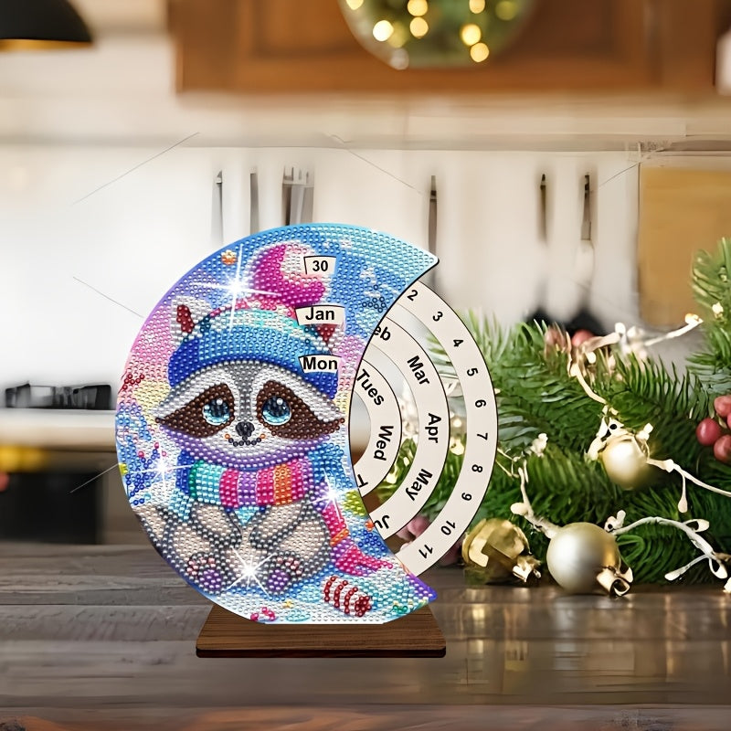 Waschbär | Kalender | Diamond Painting
