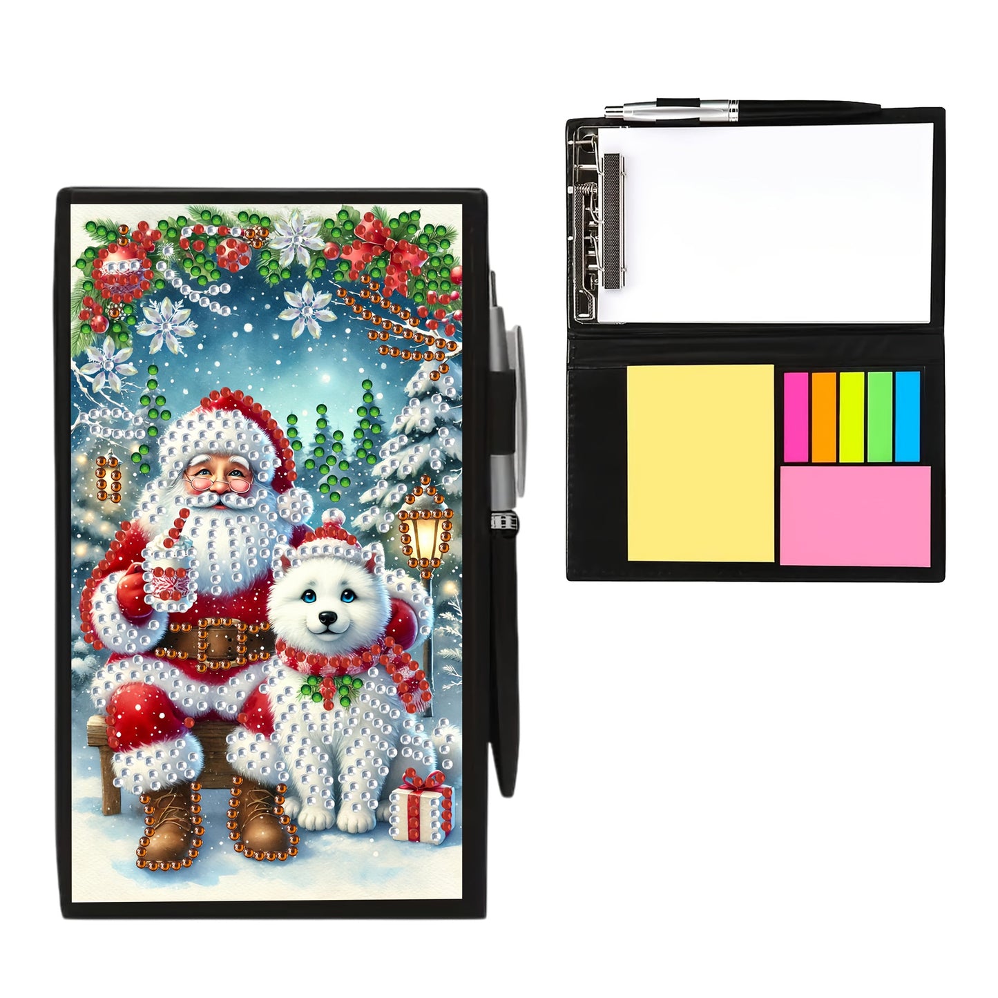 Weihnachtsmann | Notizbuch | Diamond Painting