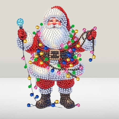 Bewegender Weihnachtsmann | Diamond Painting