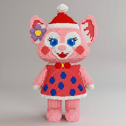 Fuchs mit Punktkleid | Bausteine