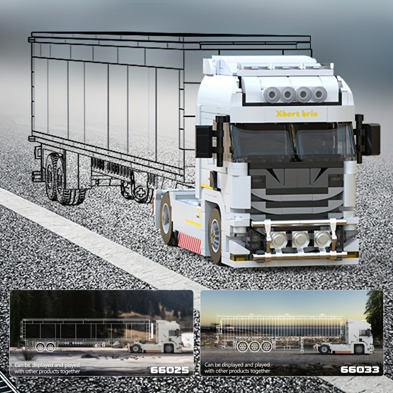 Weißer Truck | Bausteine