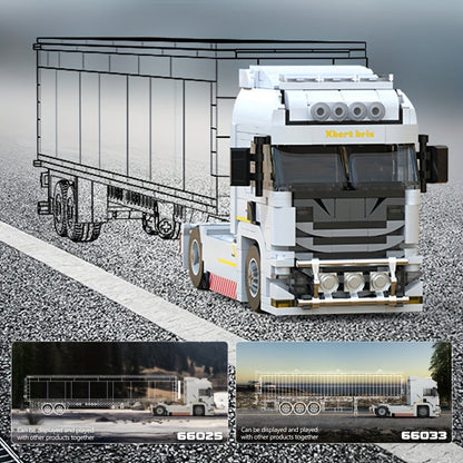 Weißer Truck | Bausteine