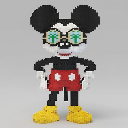 MEGA Maus mit Brille | Bausteine