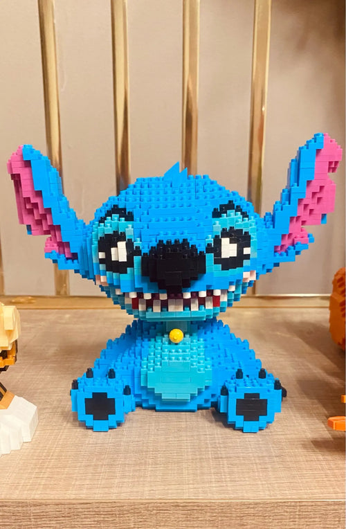 Sitzendes blaues Wesen  | Bausteine