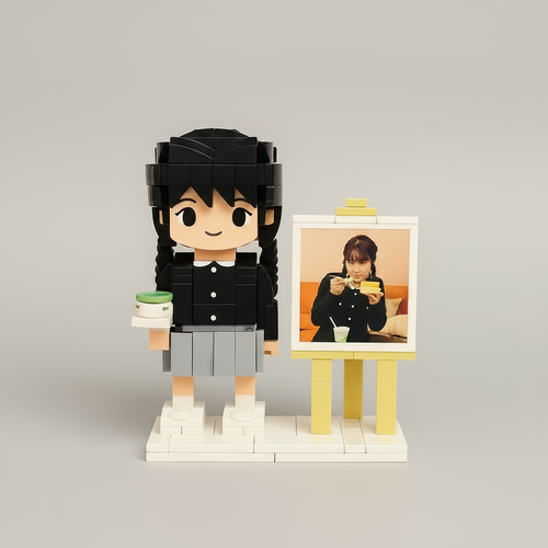 Eigenes Foto als Baustein-Figur – 1 Person personalisiert | Bausteine