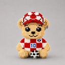 Teddybär im Outfit | Bausteine