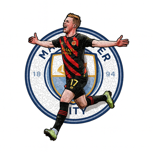 Kevin de Bruyne | Manchester City | 2D Holzpuzzle