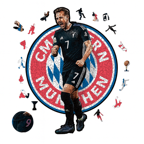 Harry Kane | 2D Holzpuzzle