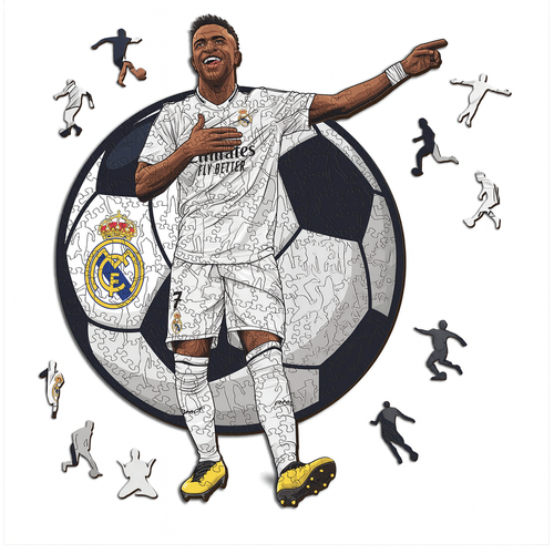 Vinicius Júnior | 2D Holzpuzzle