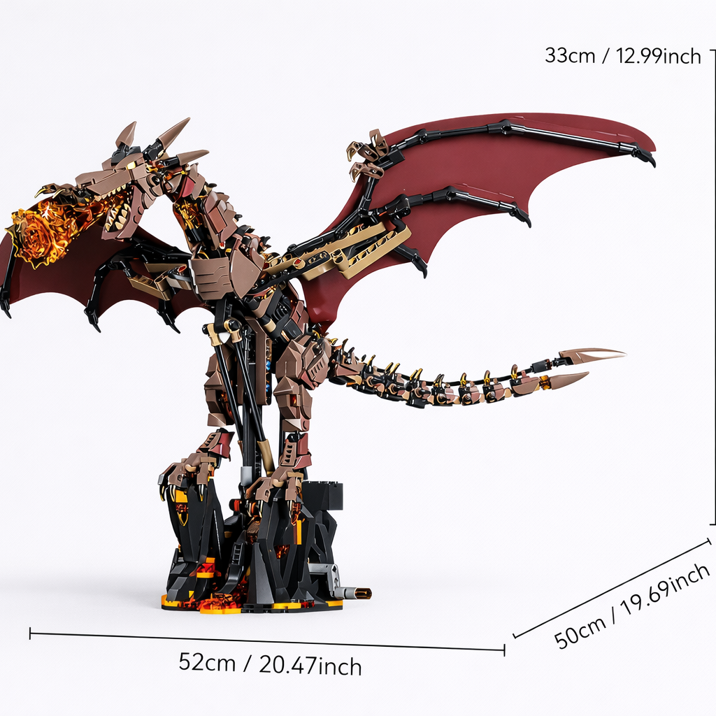 MEGA Beweglicher Drache | Bausteine