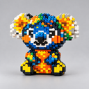 Farbenfroher Koala | Bausteine
