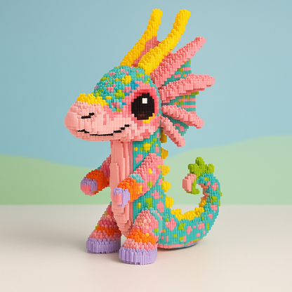 MEGA bunter Drache | Bausteine
