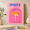 6 Mini-Gemälde | Bunte Cocktail-Kollektion | Malen nach Zahlen
