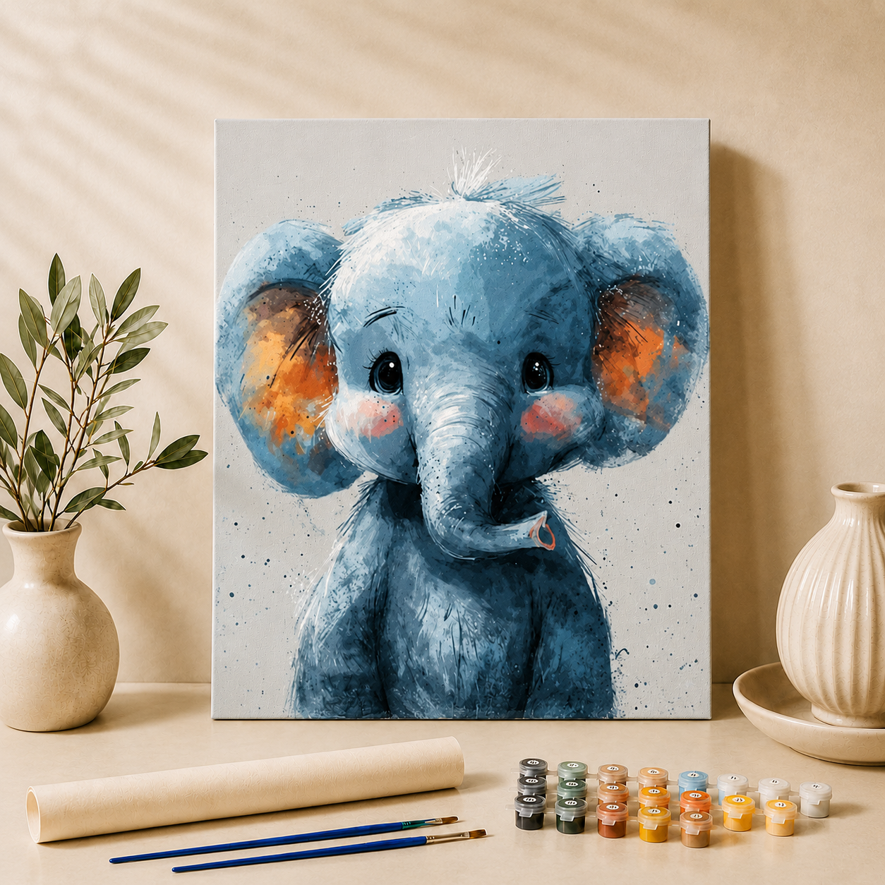 Elefant | Malen nach Zahlen