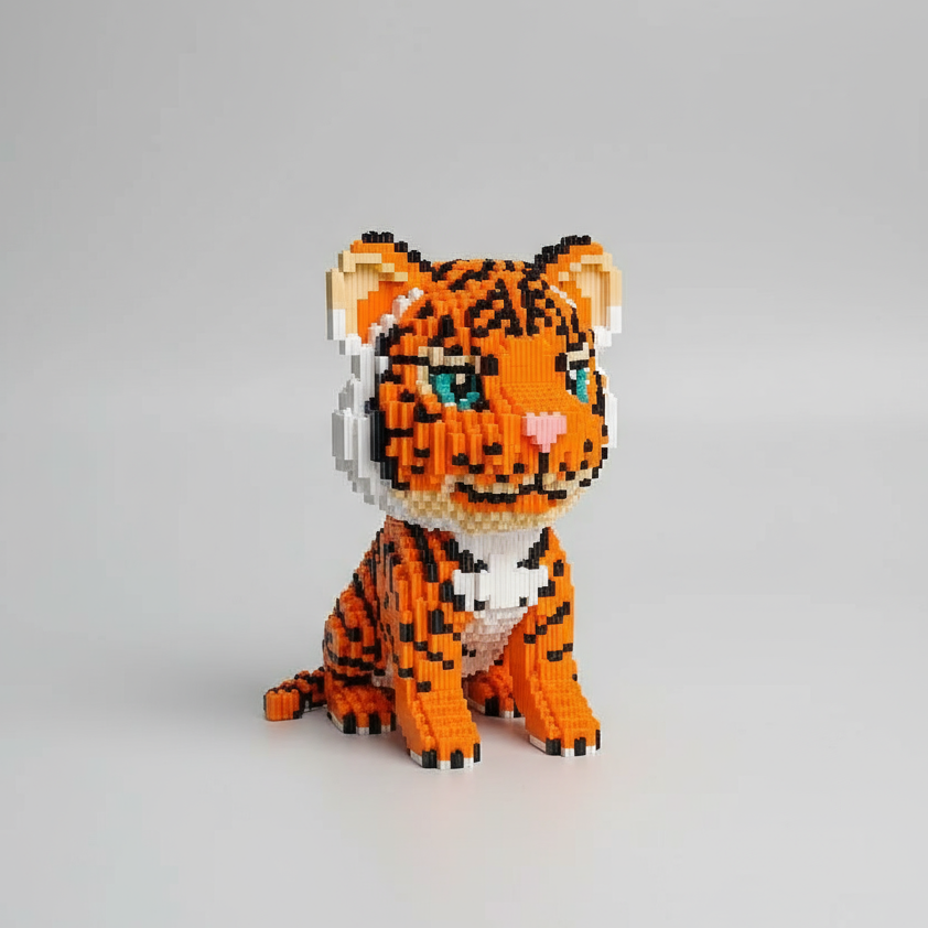 Wunderschöner Tiger | Bausteine