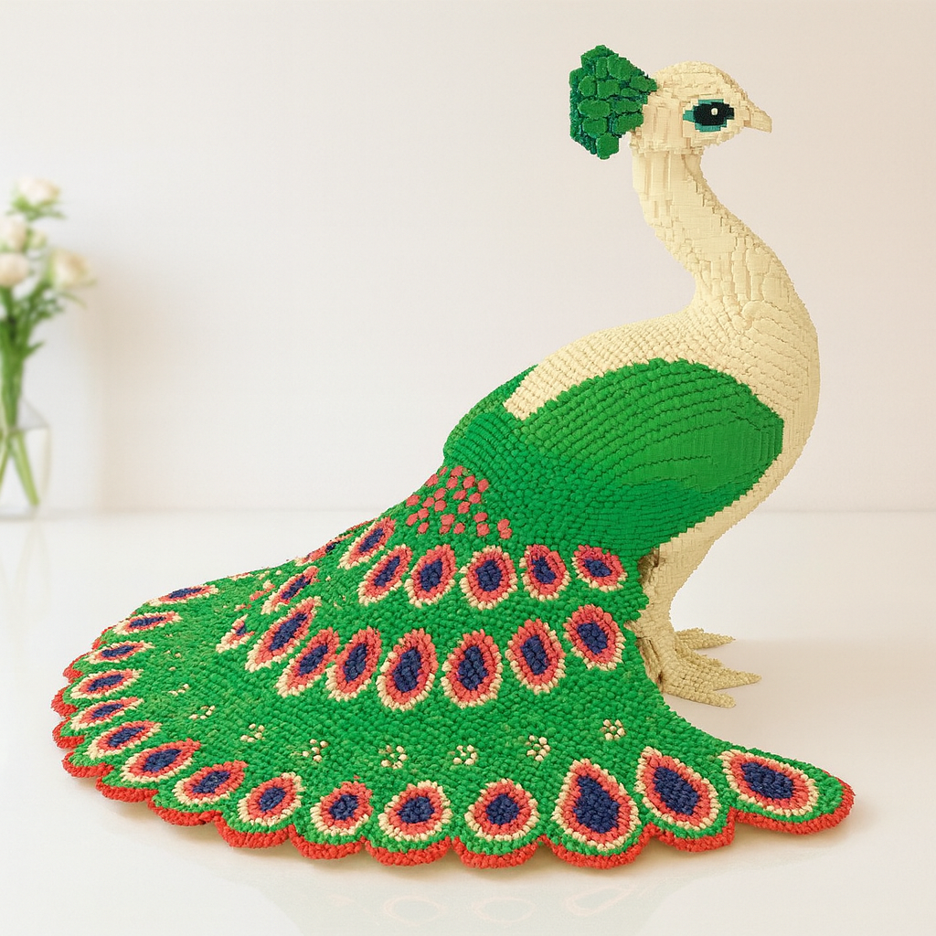 MEGA Prächtiger Pfau | Bausteine