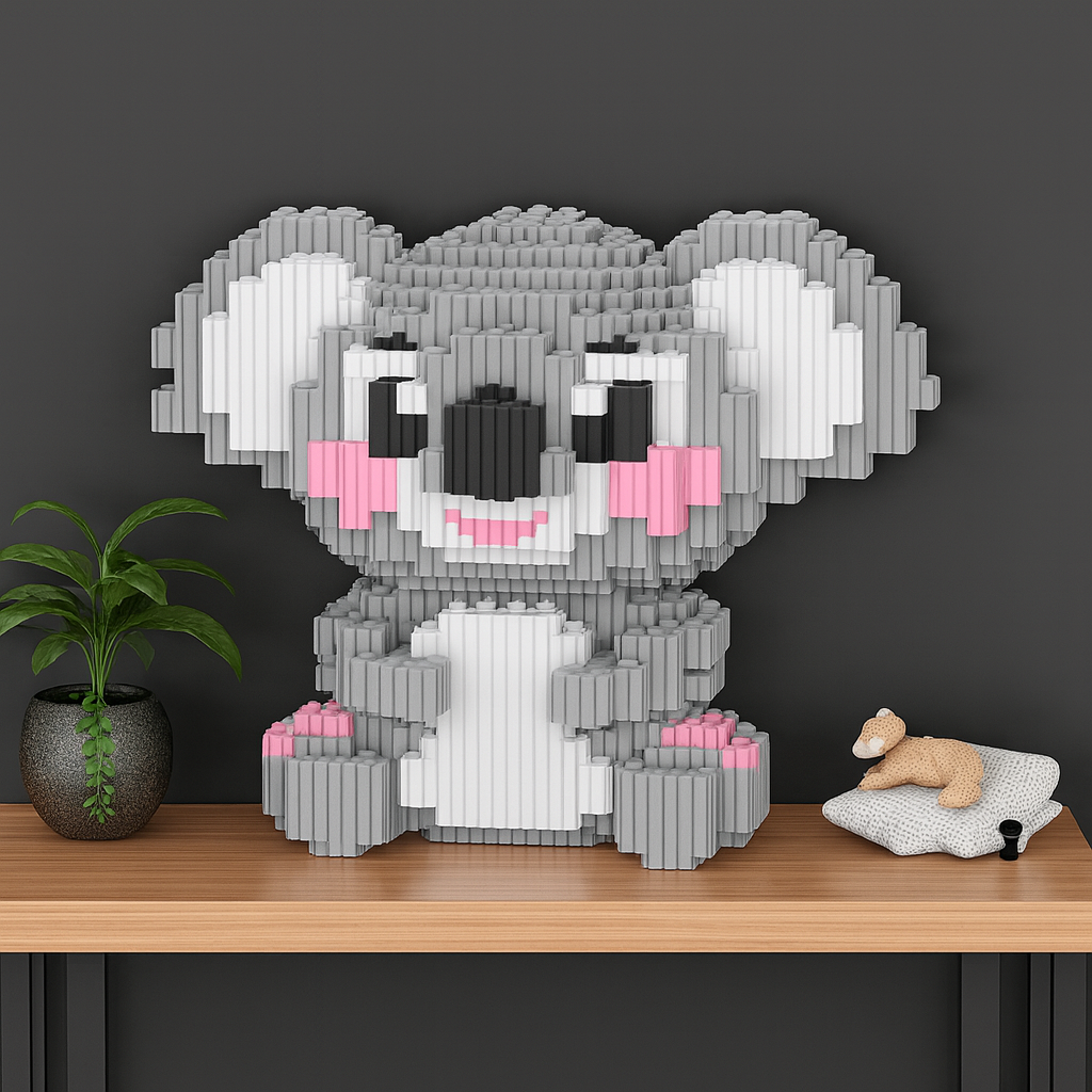 Grauer Koala | Bausteine