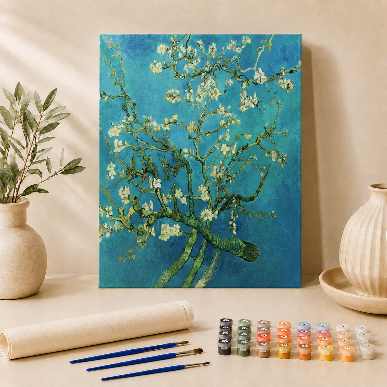 Mandelblüte | Malen nach Zahlen
