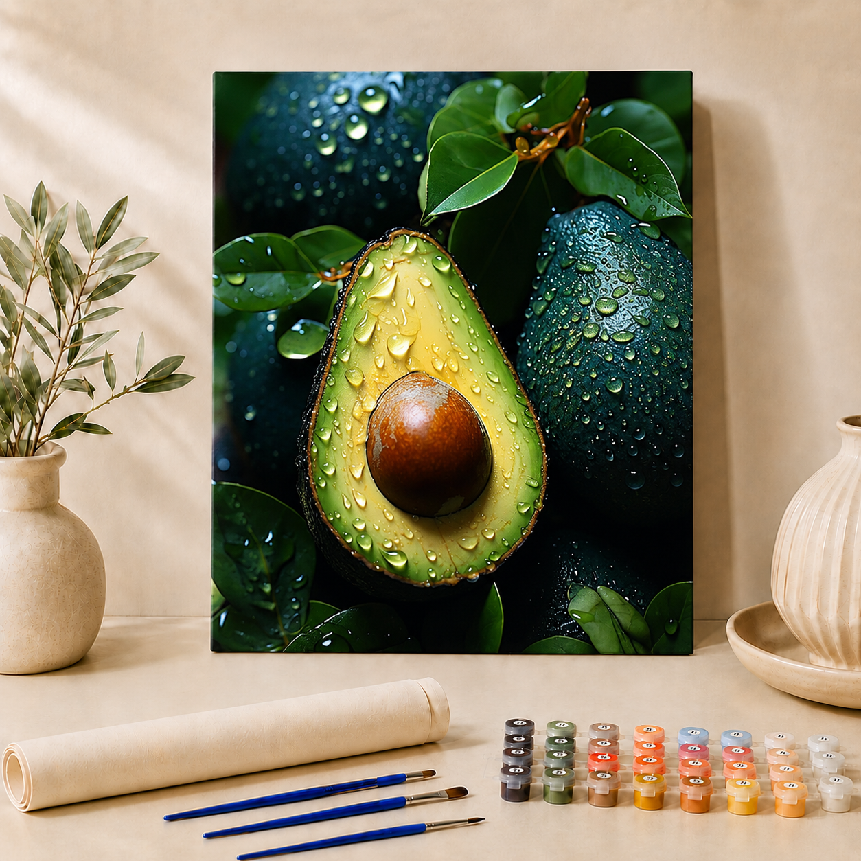 Avocado | Malen nach Zahlen