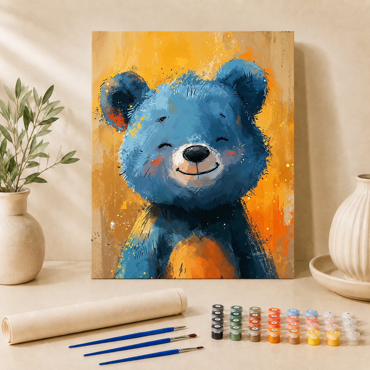 Teddybär | Malen nach Zahlen