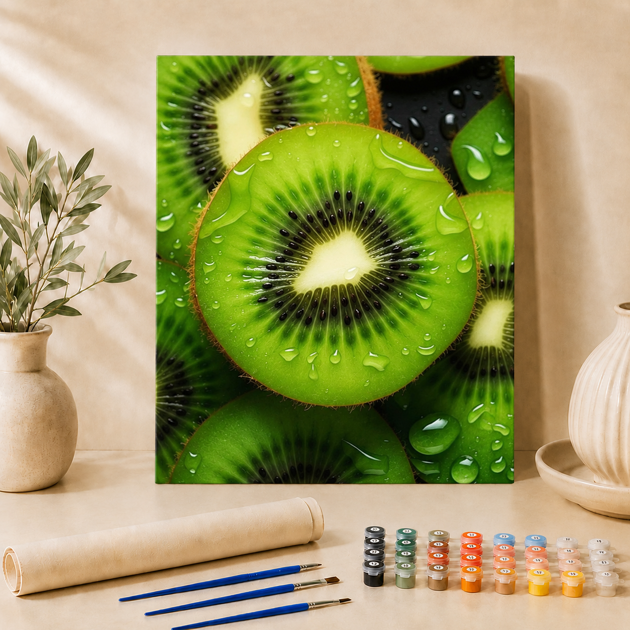 Kiwi | Malen nach Zahlen