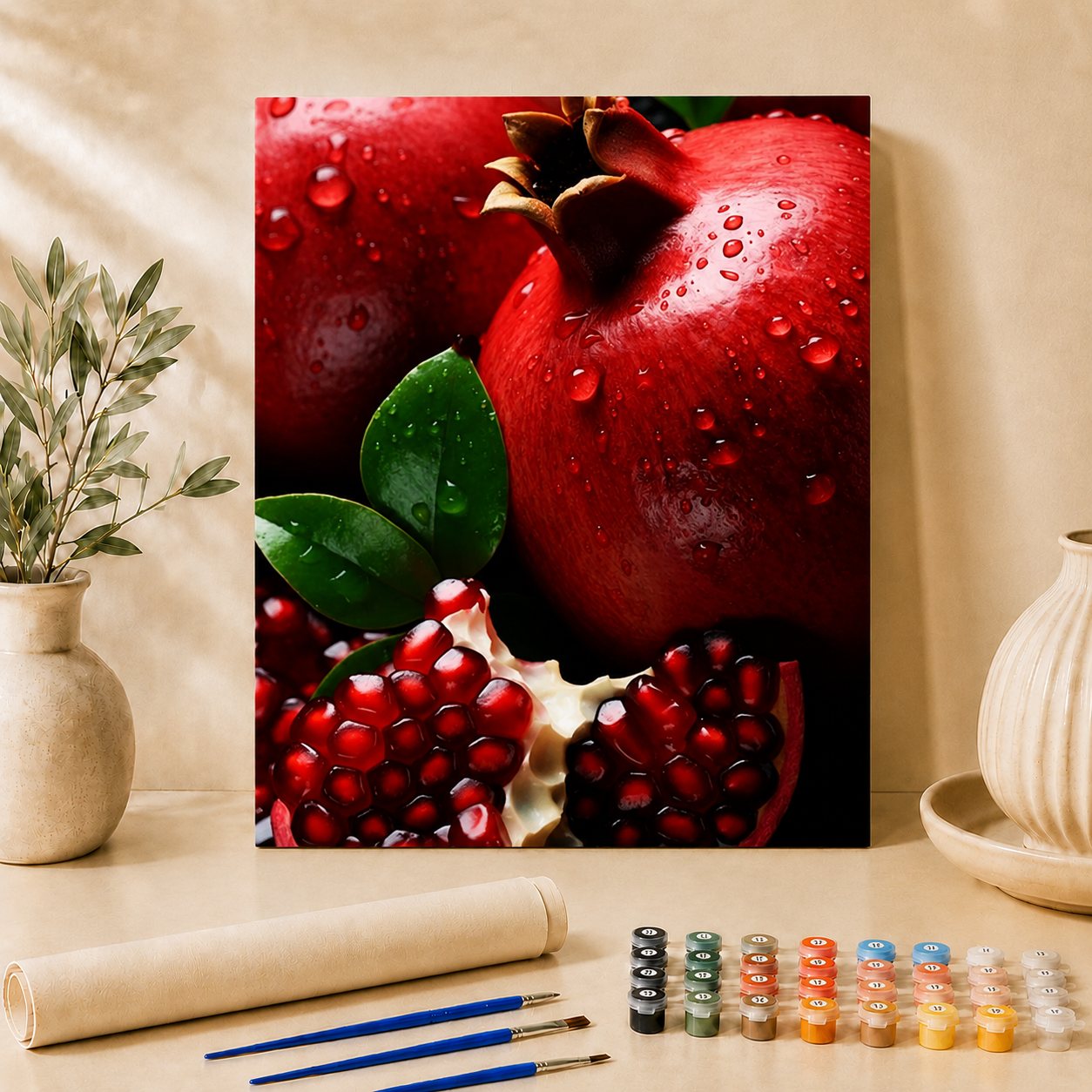 Granatapfel | Malen nach Zahlen