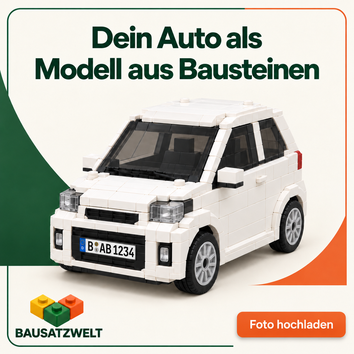 Dein eigenes Auto als Bausteinmodell | Bausteine