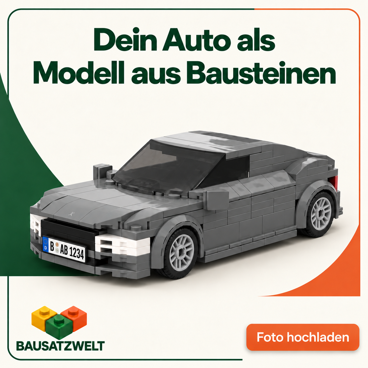 Dein eigenes Auto als Bausteinmodell | Bausteine