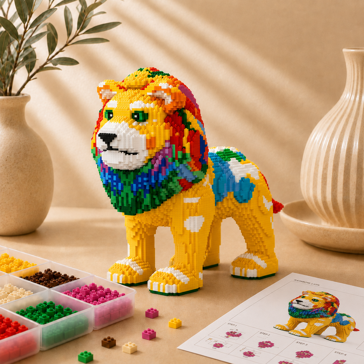 Toller Löwe | Bausteine