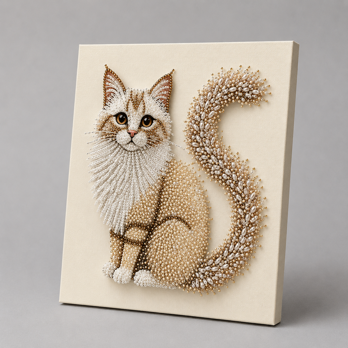 Katze | Premium Perlen Diamond Painting