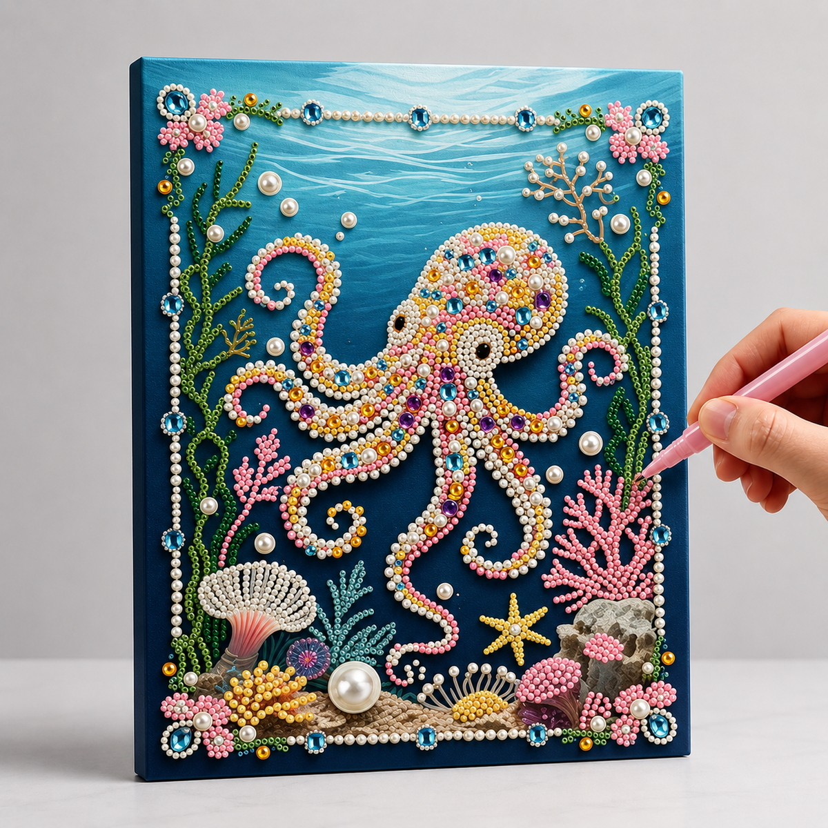Oktopus | Premium Perlen Diamond Painting