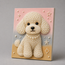 Hund | Premium Perlen Diamond Painting