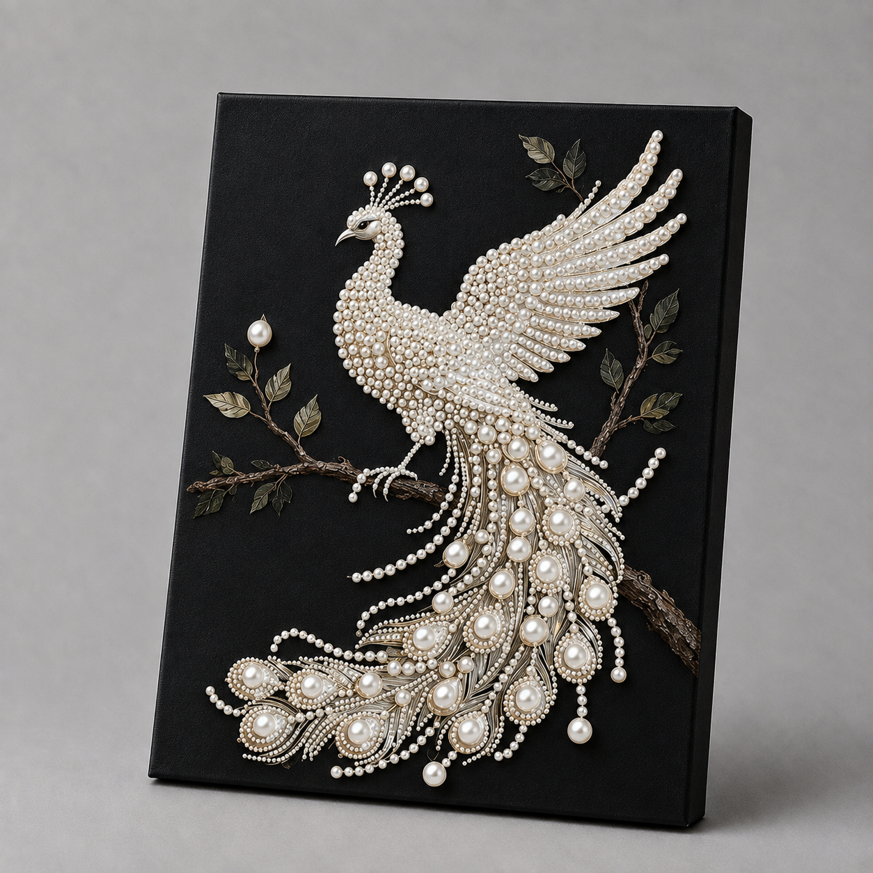 Pfau | Premium Perlen Diamond Painting
