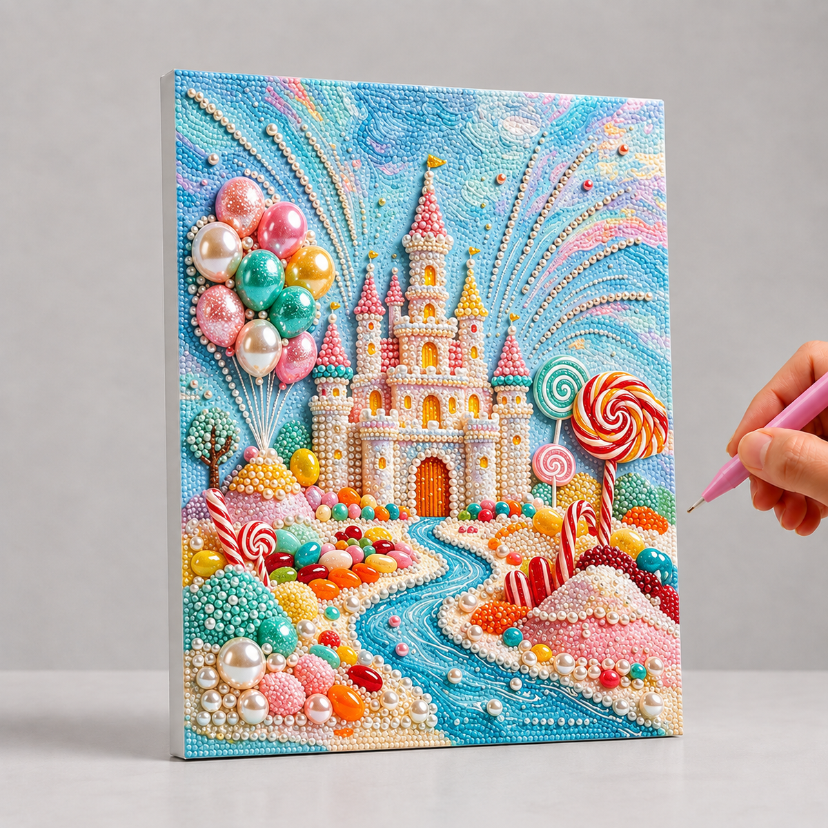 Schloss | Premium Perlen Diamond Painting