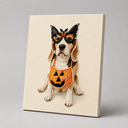 Halloween-Hund | Premium Perlen Diamond Painting