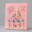 Rosa Schloss | Premium Perlen Diamond Painting