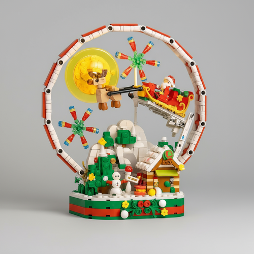 Weihnachts-Riesenrad | Bausteine