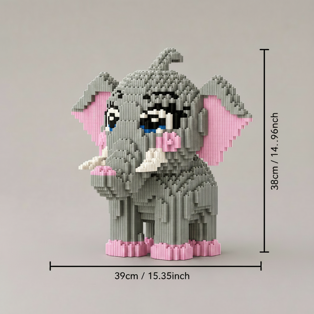Niedlicher Elefant | Bausteine