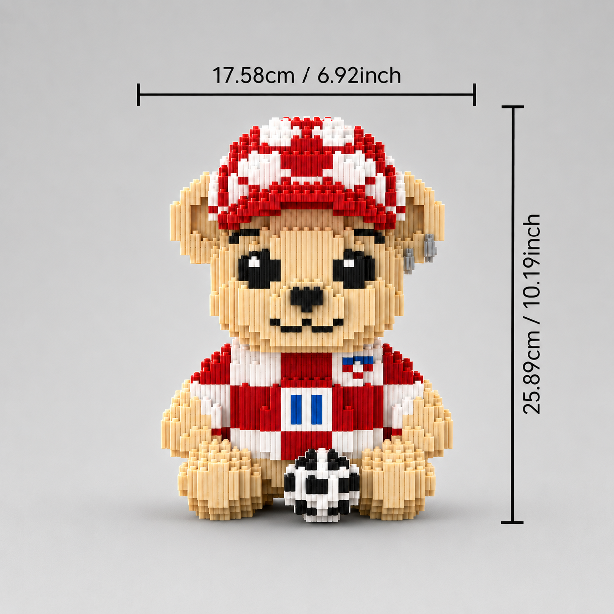 Teddybär im Outfit | Bausteine