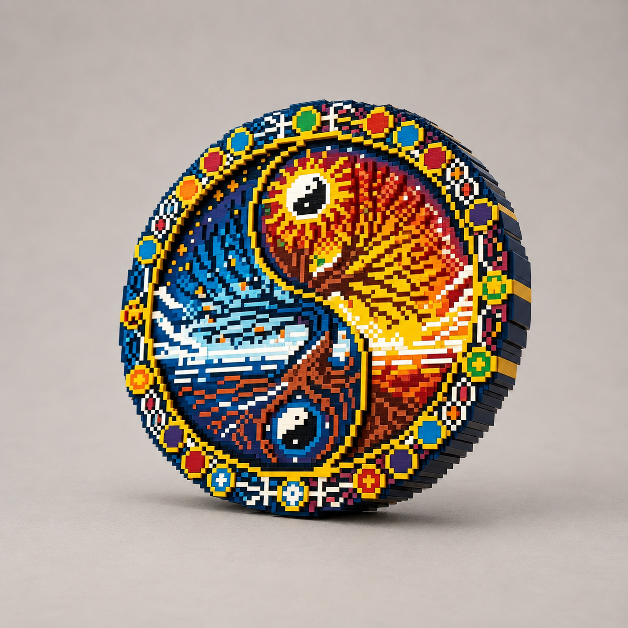 MEGA Yin-Yang-Puzzle | Bausteine