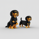 2 in 1 Dackel | Bausteine