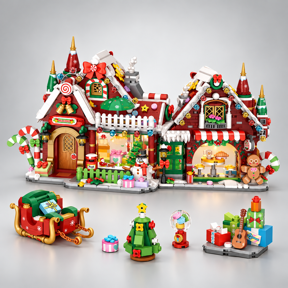 Weihnachtsladen | Bausteine
