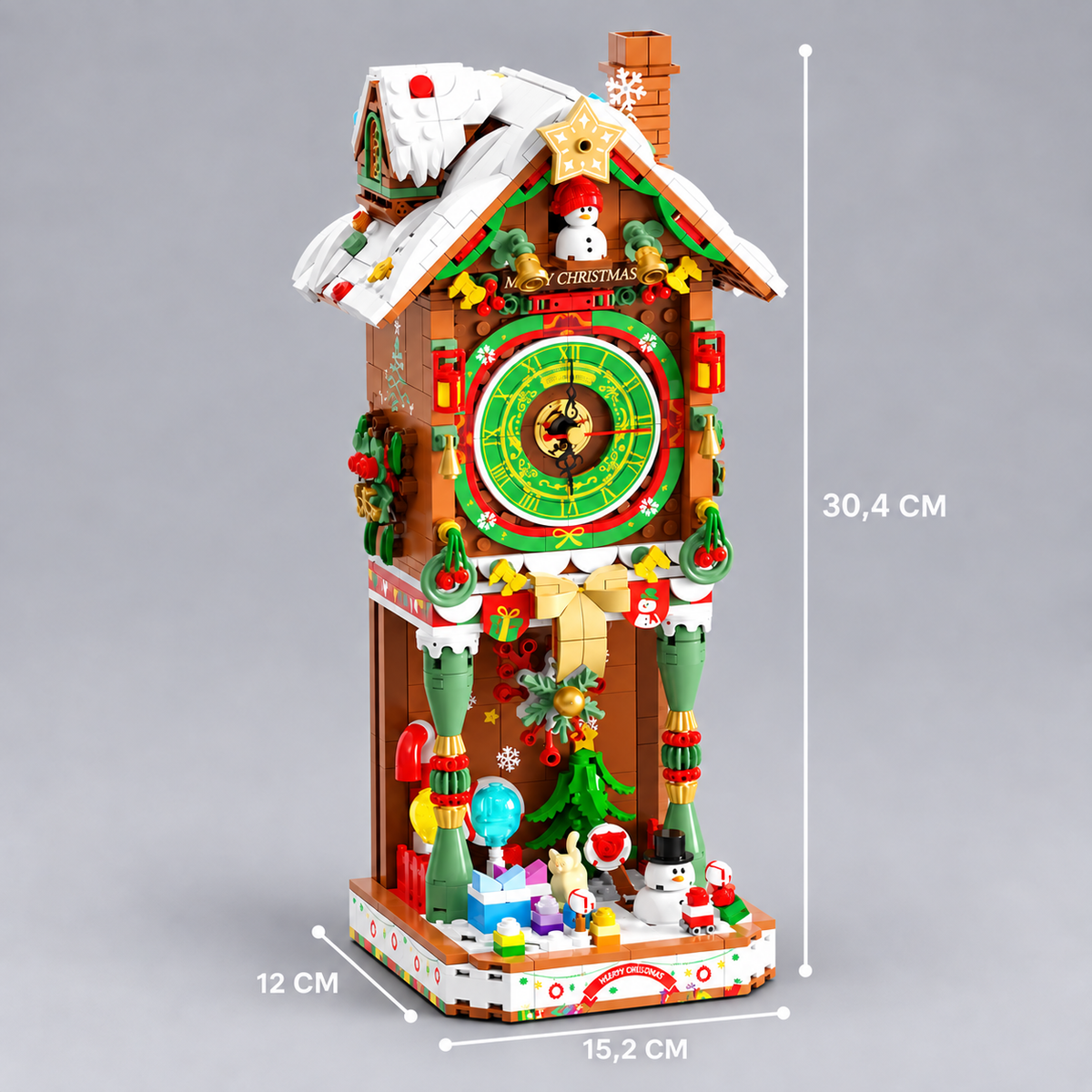 Weihnachtsuhr | Bausteine