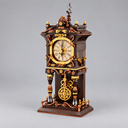 Europäische Retro-Uhr | Bausteine