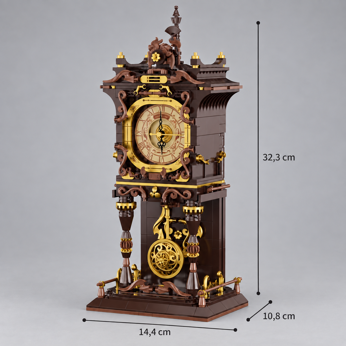 Europäische Retro-Uhr | Bausteine