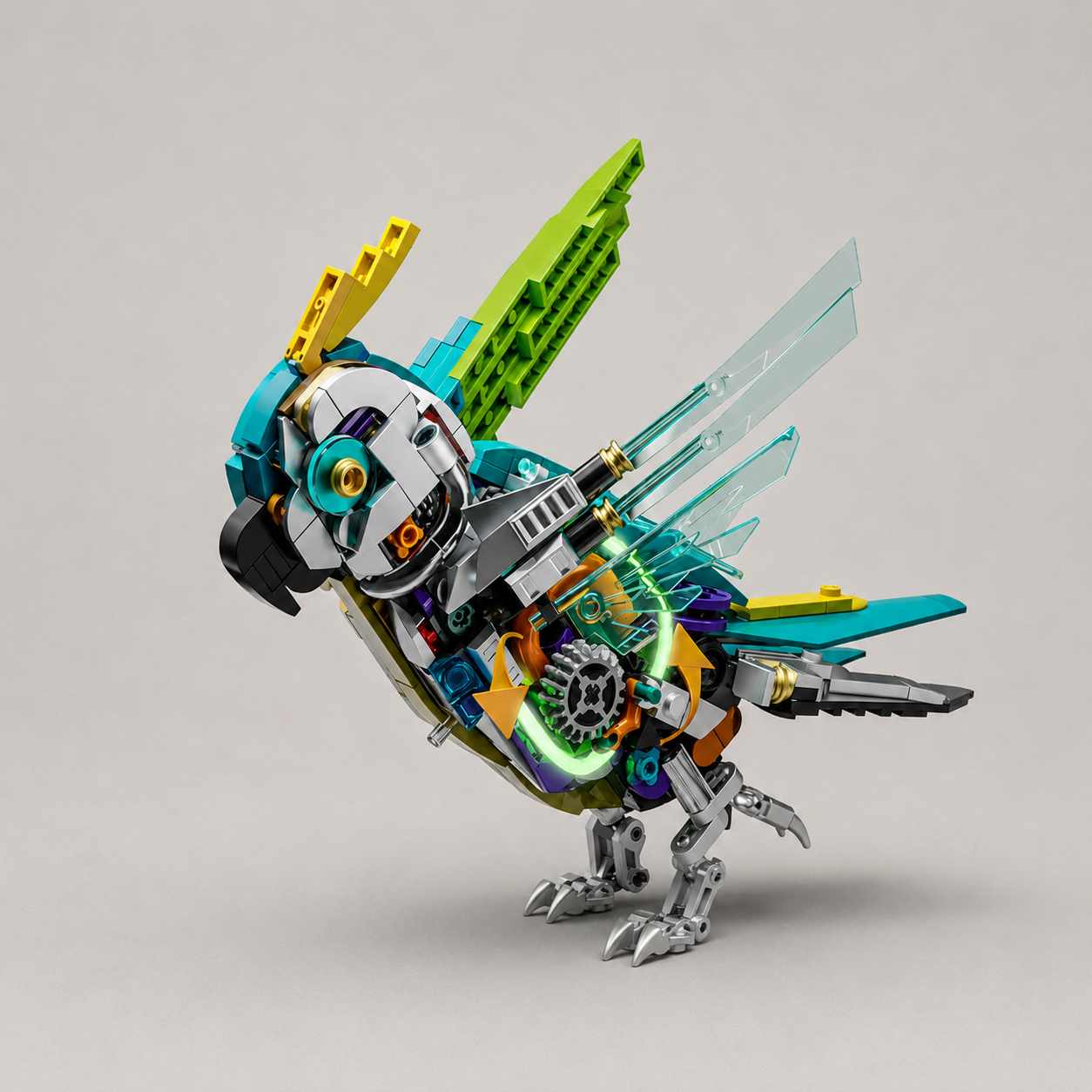 Beweglichen Papagei | Bausteine