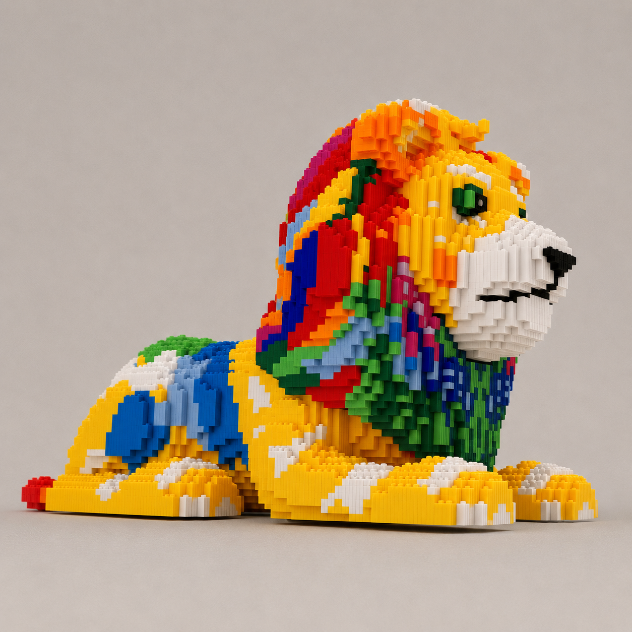 Liegender Löwe | Bausteine