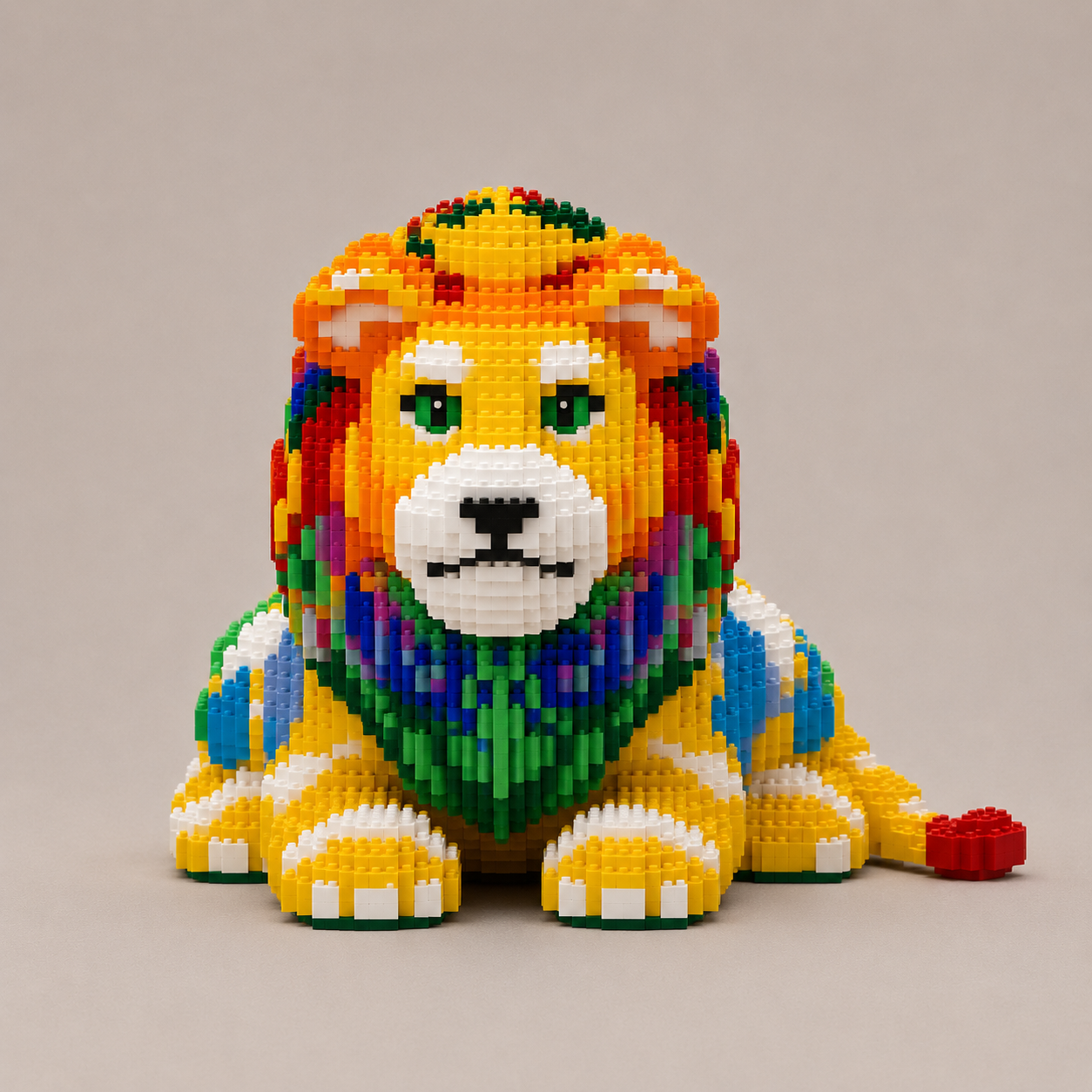 Liegender Löwe | Bausteine